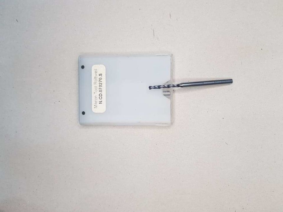 Mikron Tools N.CD.0070270  Çap2.7mm  Karbür Matkap 7XDc