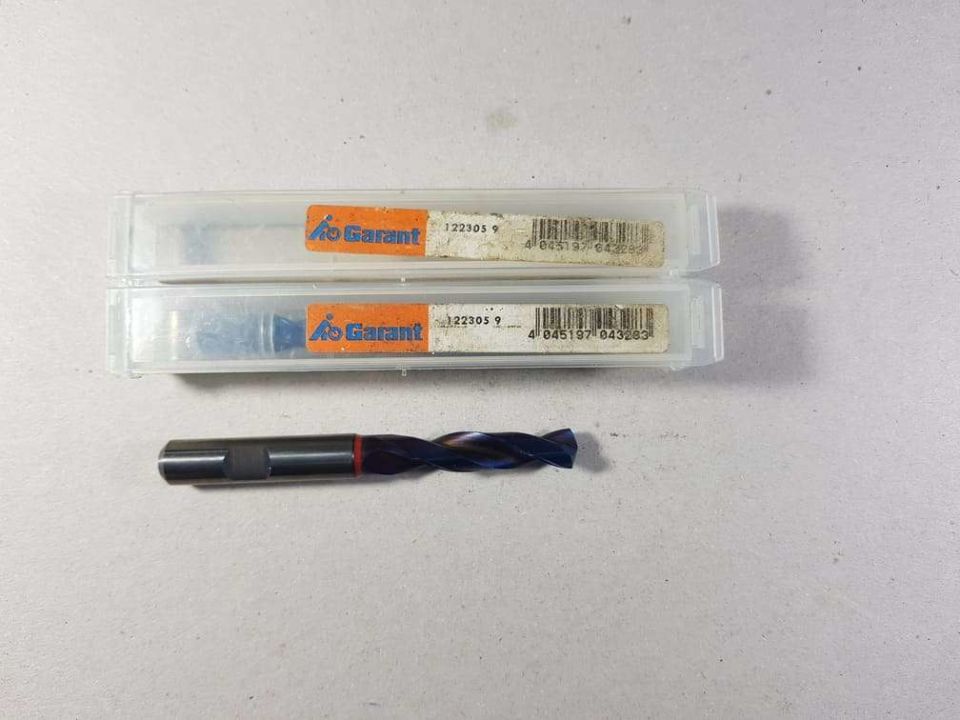 Garant 122305  Çap 9mm Karbür Matkap 4XDc