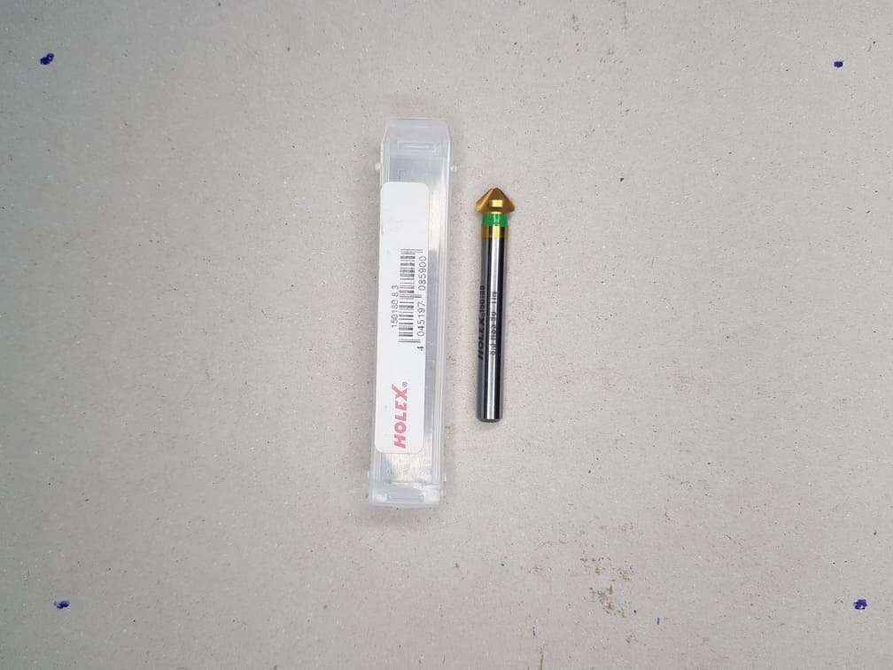 Holex 150180 Çap-8.3mm M4 90° Havşa Matkabı (Ti̇N)