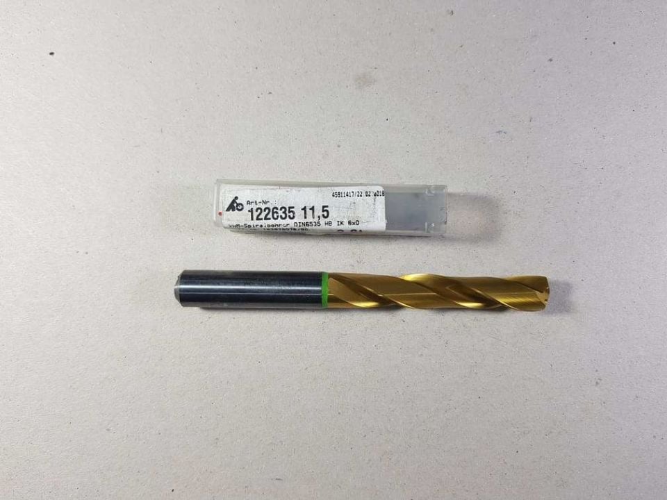 Holex 122635 11.5mm Karbür Matkap 6xDc