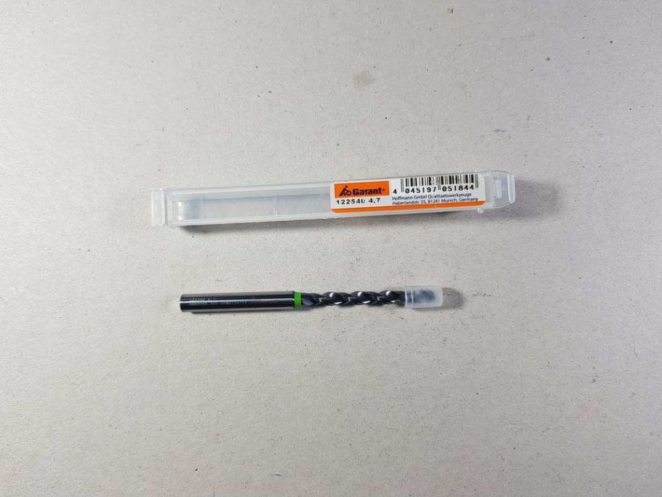 Garant 122540  Çap 4.7mm Karbür Matkap 6XDc