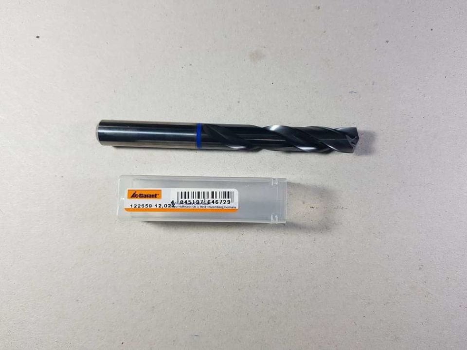 Garant 122659 12.02mm HPC Karbür Matkap 6XDc