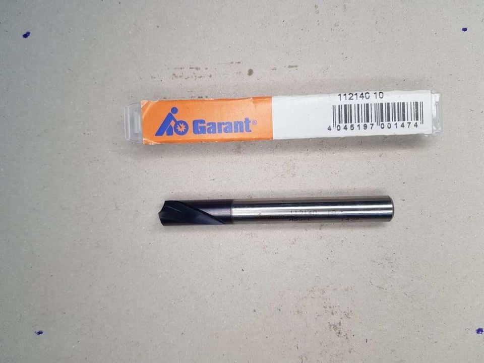 Garant 112140 Çap = 10mm HSS-E 142° Punta Matkap