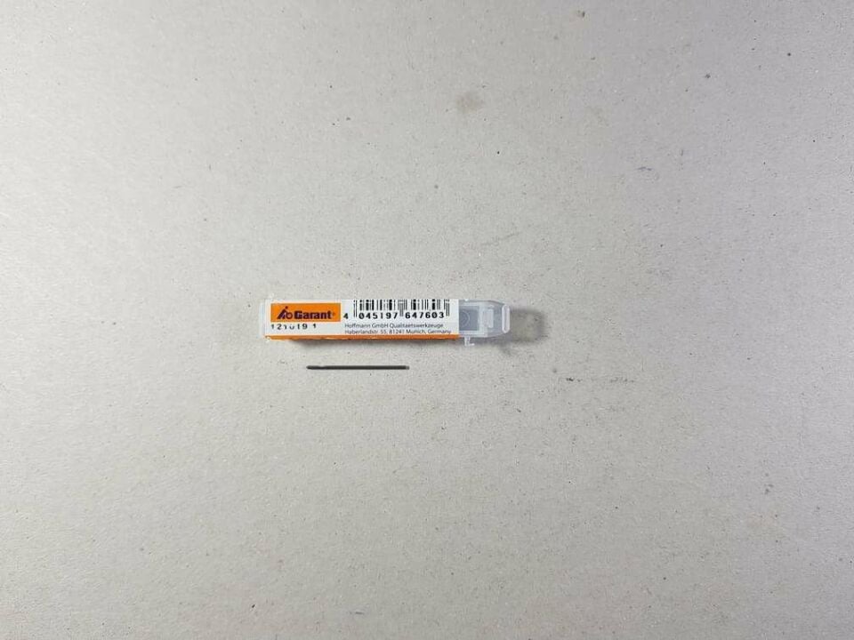 Garant 121019 Çap 1mm  90° Karbür Punta Matkap