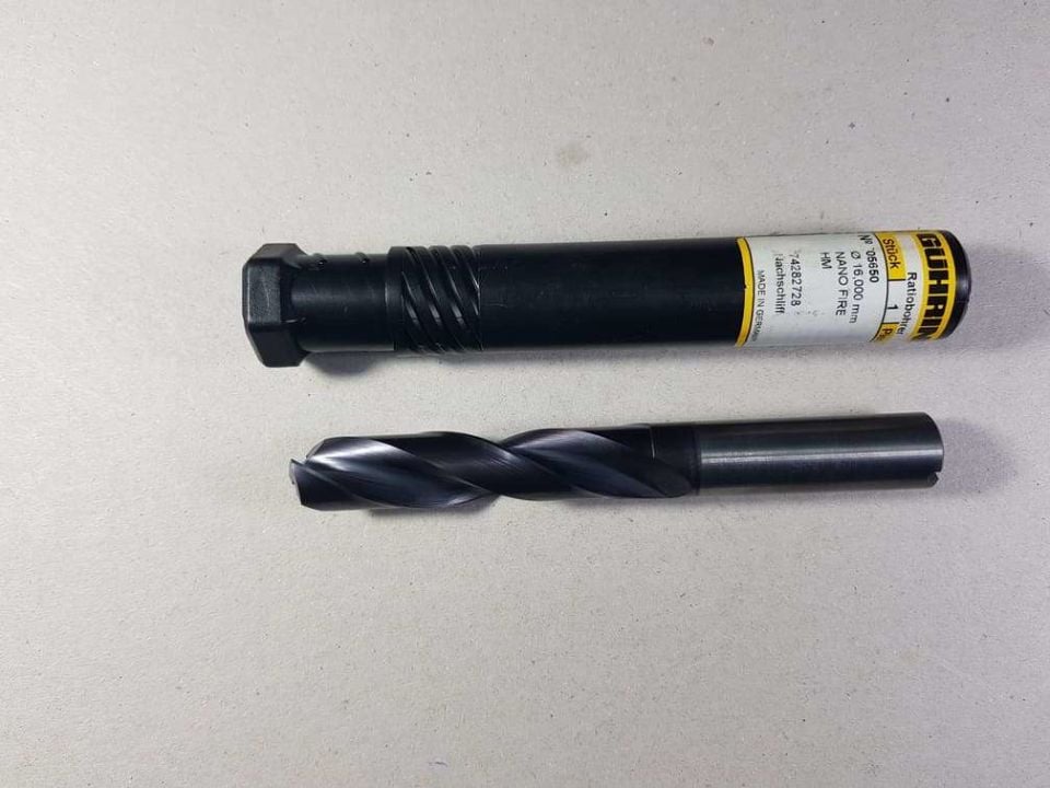 Gühring 05650 Çap 16mm Karbür Matkap 5XDc