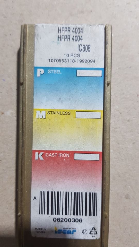 Iscar Hfpr 4004 Ic808 Elmas Uç