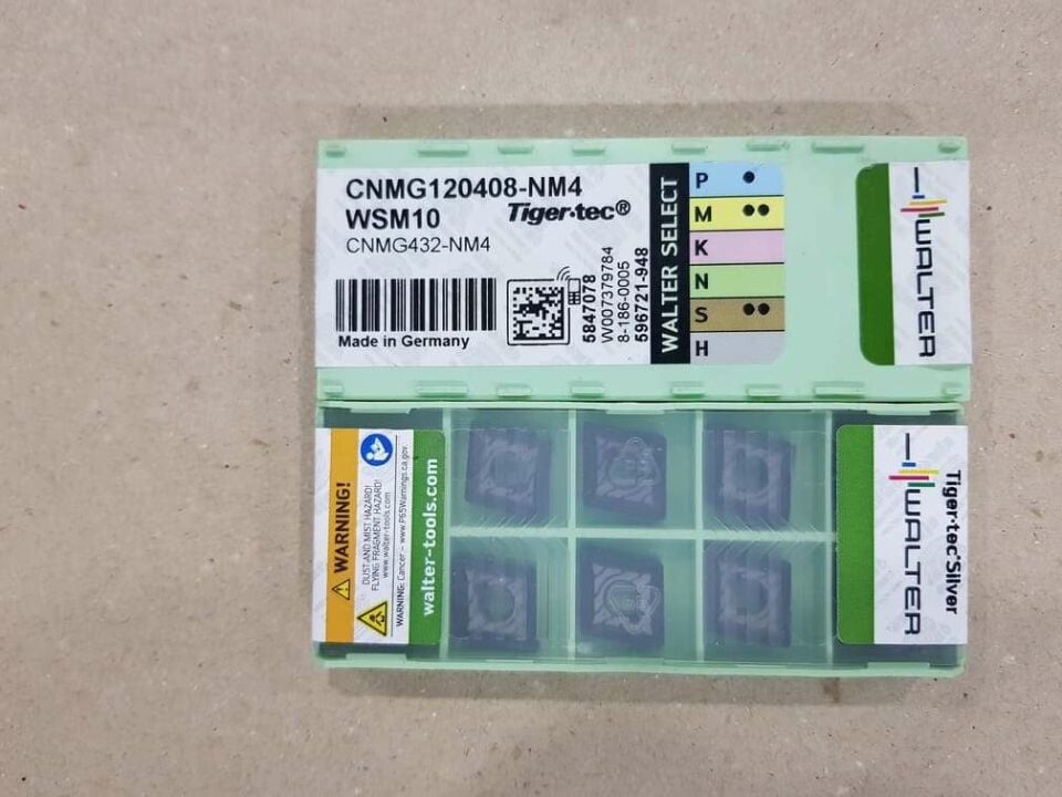 Walter Cnmg 120408 Nm4 Wsm10 Elmas Uç