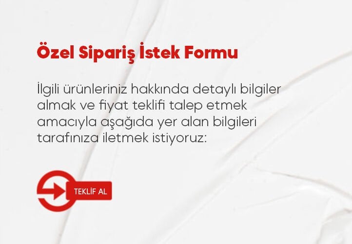 Özel Sipariş/İstek Formu