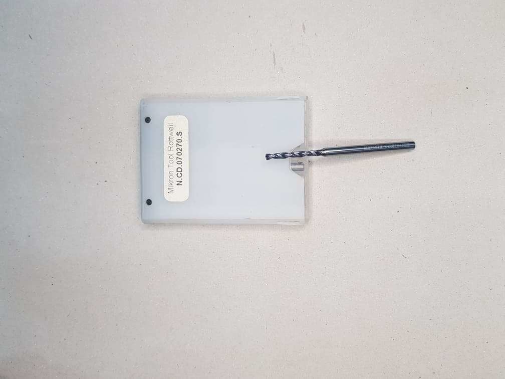 Mikron Tools N.CD.0070270  Çap2.7mm  Karbür Matkap 7XDc