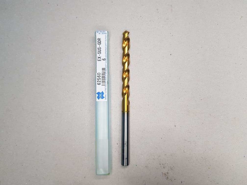 Osg Ex-Sus-Gdr Çap 6mm HSSE-V3 Matkap (TiN)