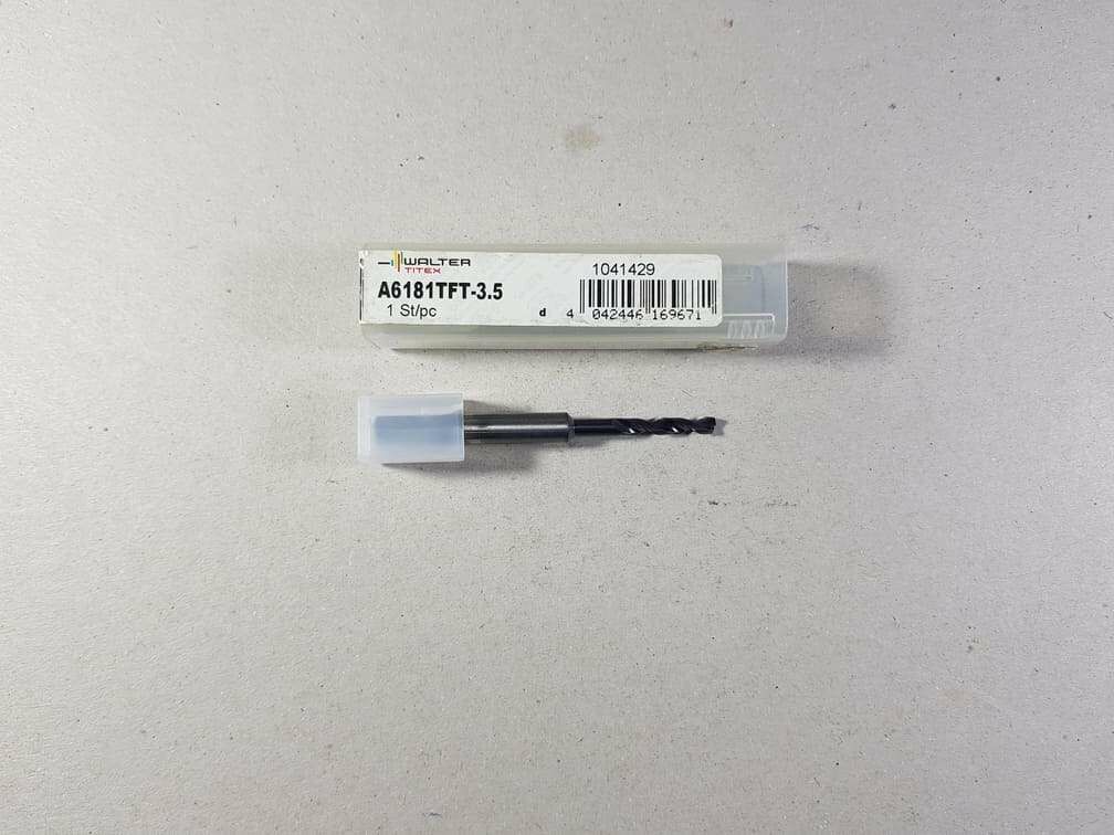 Walter Titex A6181Tft- 3.5 Çap 3.5mm Karbür Matkap 2XDc