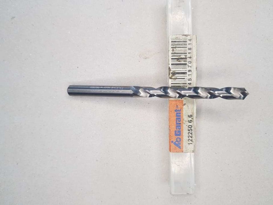 Garant 122250 Çap 6,6mm Karbür Matkap 6XDc H7