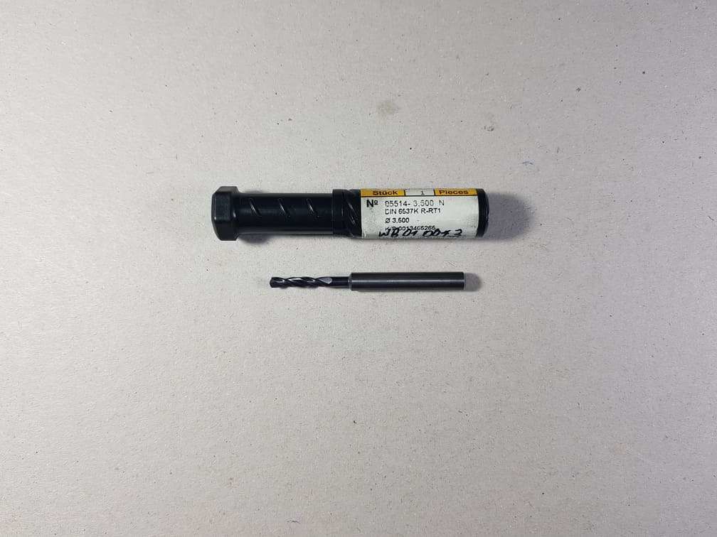 Gühring 05514  Çap 3,5 Karbür Matkap 3XDc