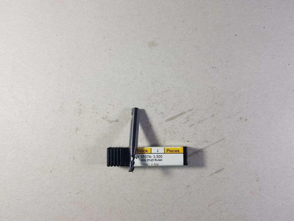 Gühring 05574 Çap 3.5mm Z3 Kısa Karbür Slot Freze (P,M,N,S)