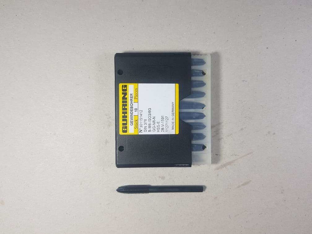 Gühring DIN 376 BFORM  M6   İSO/3 6G  Hss E Kılavuz
