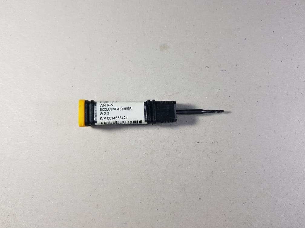 Gühring 6400  Çap 2.2mm Karbür Matkap 4XDc