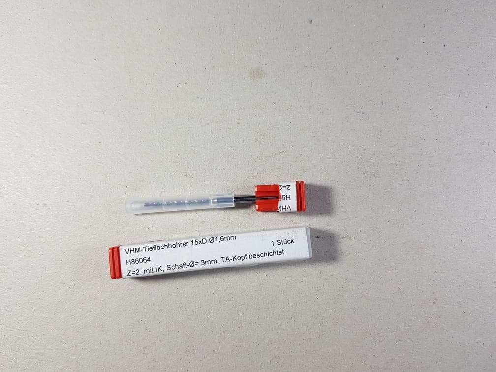 Horo H86064 Çap 1.6mm Karbür Matkap 15XDc