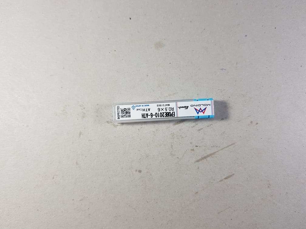 Mitsubishi Hitachi Epdbe2010-6   Çap=1mm R0.5mm Karbür Küre Freze (65HRC)