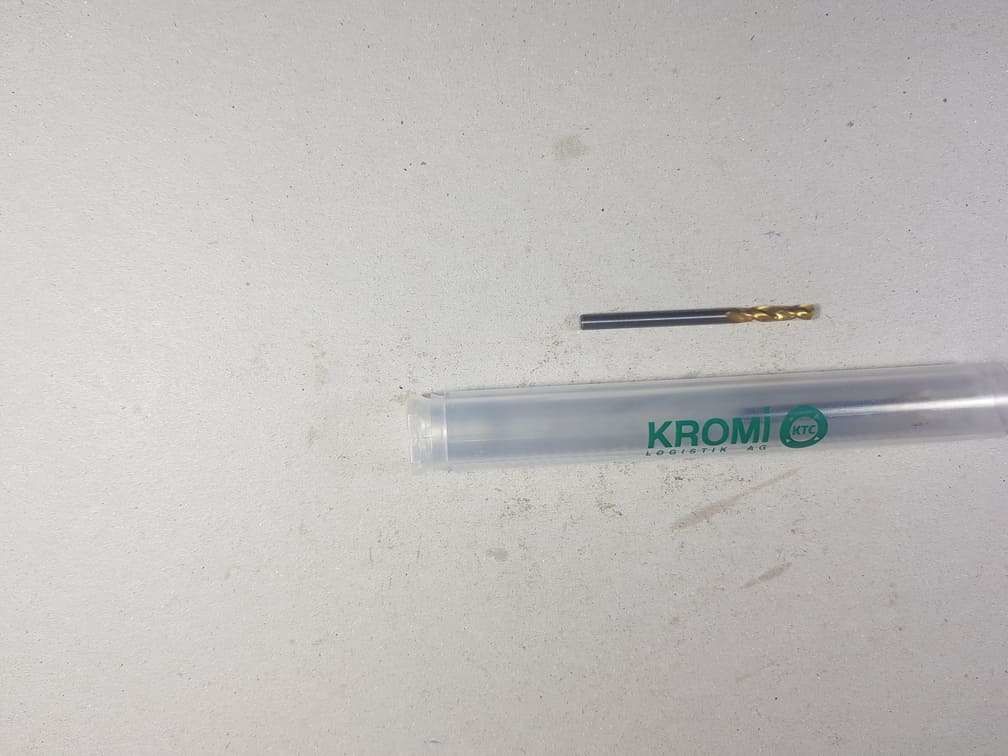 Kromi Çap 3.5 Karbür Matkap 3XDc