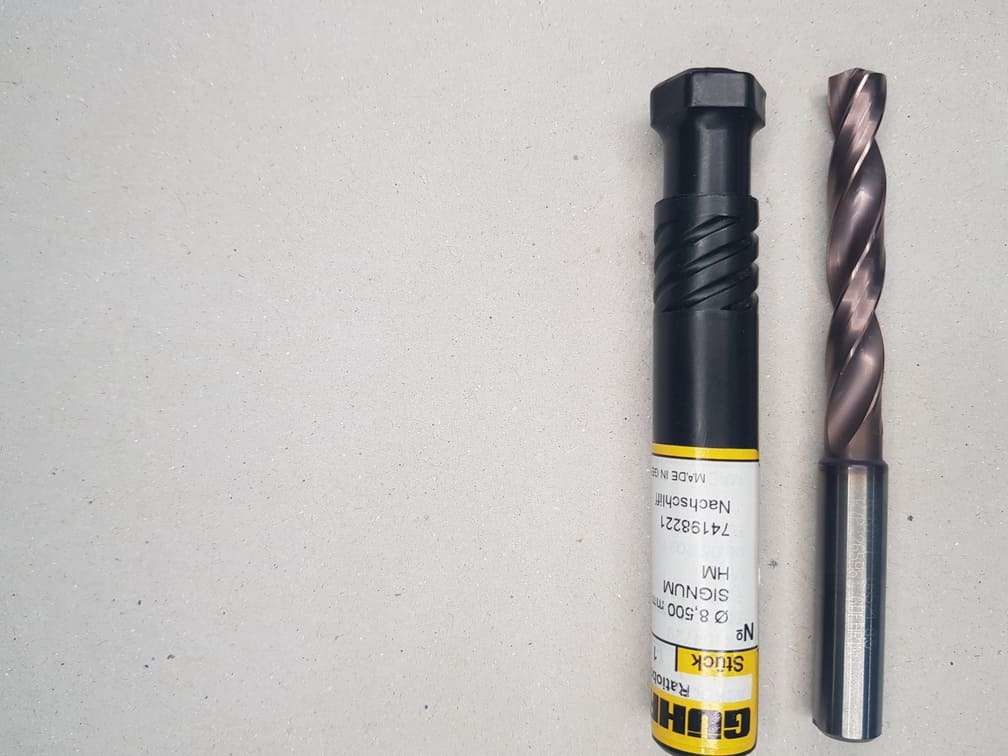 Gühri̇Ng 8521  Çap 8.5mm Karbür Matkap 5xDc (Alaşımlı Metaller )