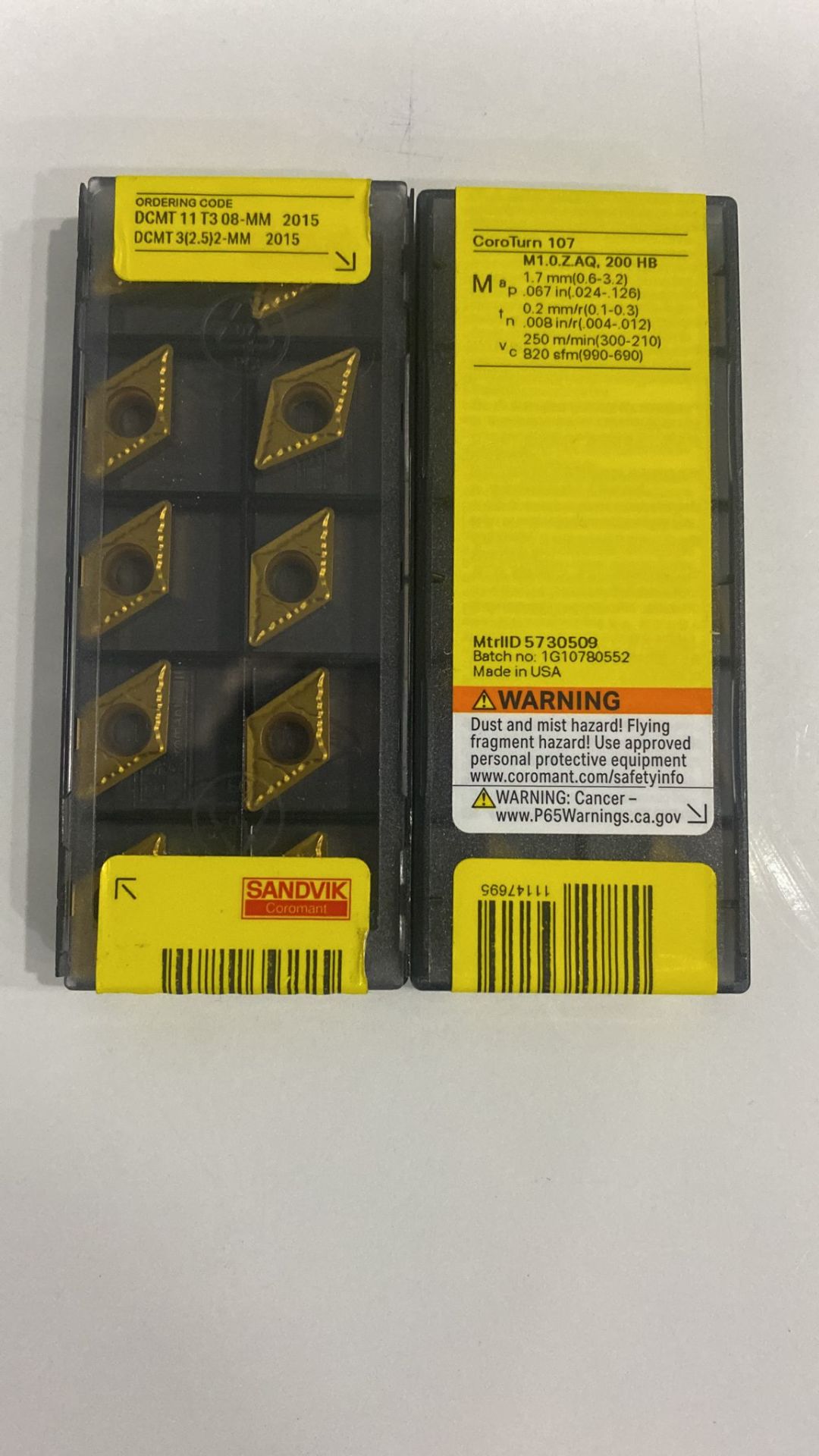 Sandvik Dcmt 11T308-MM 2015  (PASLANMAZ)