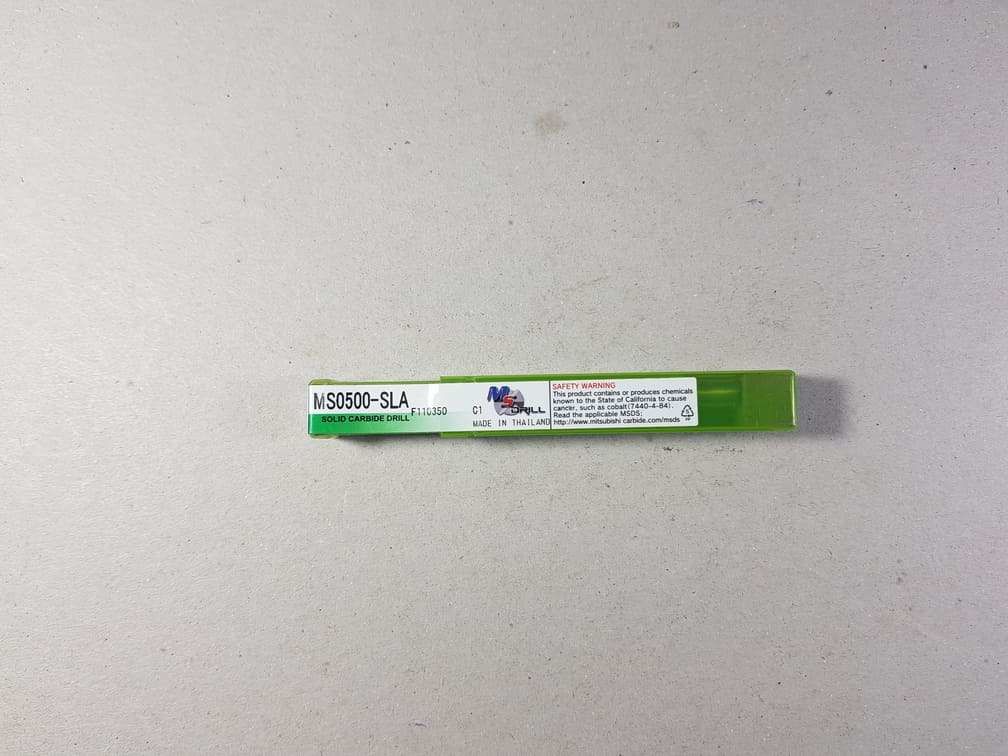 Ms Drill Mitsubishi Ms0500 Sla Çap 5mm Karbür Matkap 6xDc