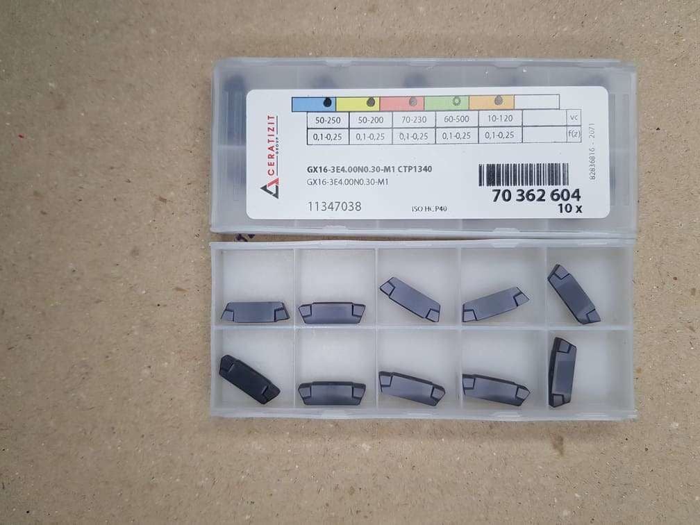 Ceratizit Gx16-3E4.00N0.30-M1 Ctp1340 Elmas Uç