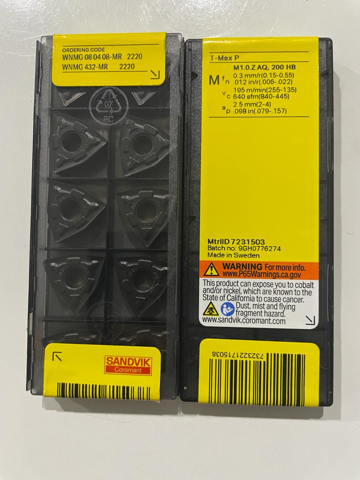 Sandvik WNMG 080408 MR 2220 - Akiteknik