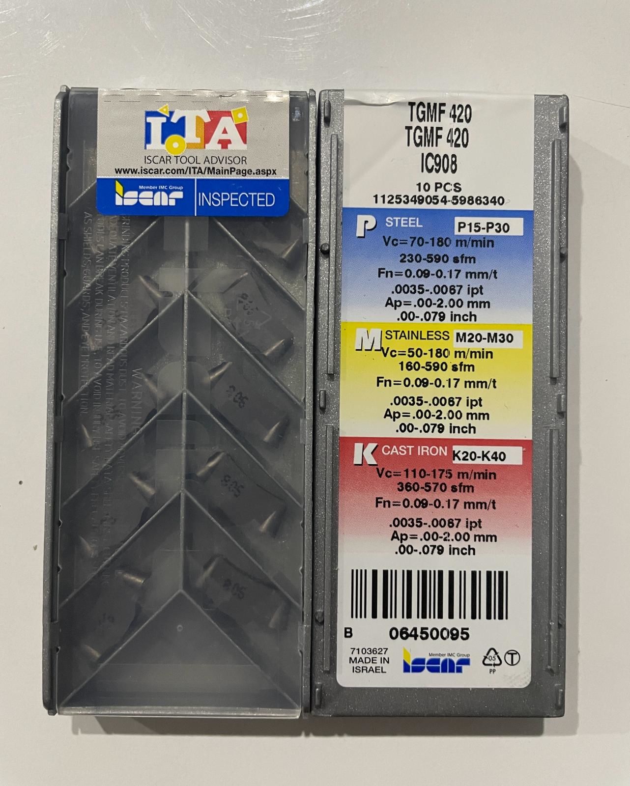 Iscar TGMF 420 IC808 - Akiteknik