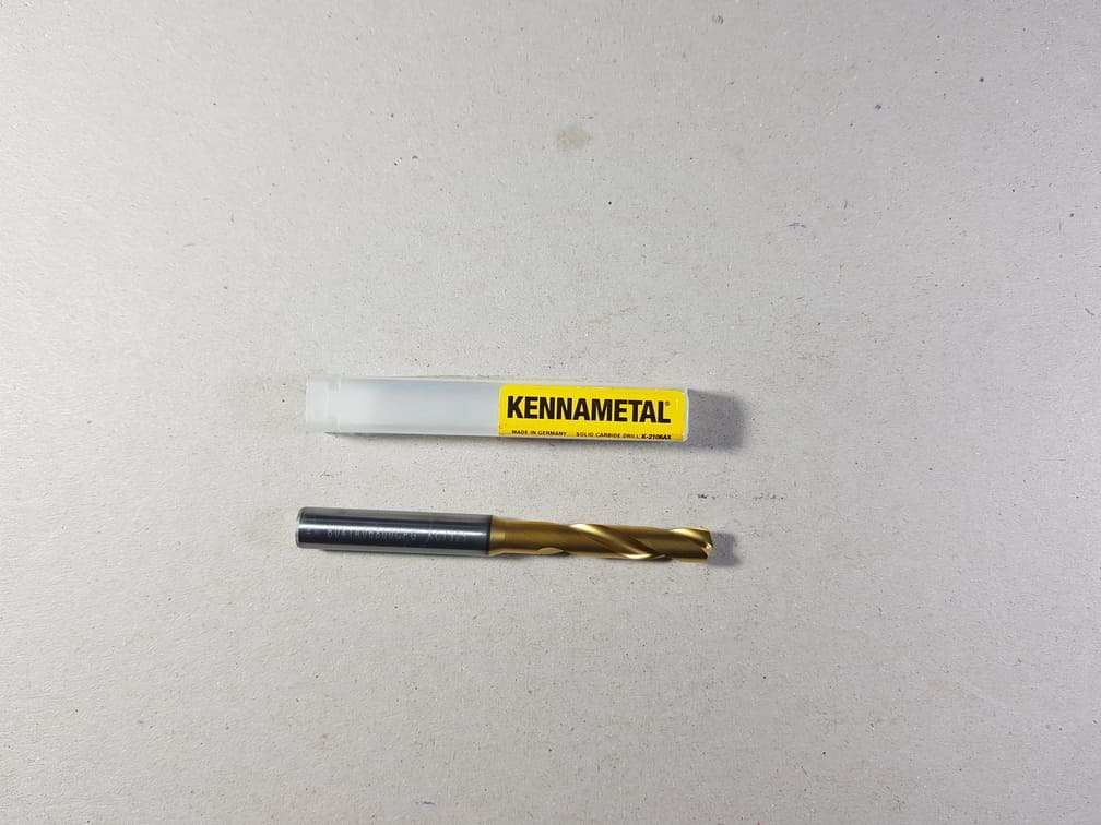Kennametal Godrill B041A06800Cpg Kc7325 Çap 6.8mm Karbür Matkap 3XDc.