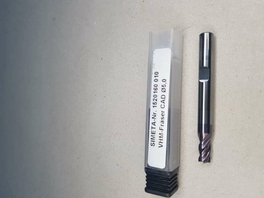 Simeta 1520160 010 D=5mm HPC Karbür Freze