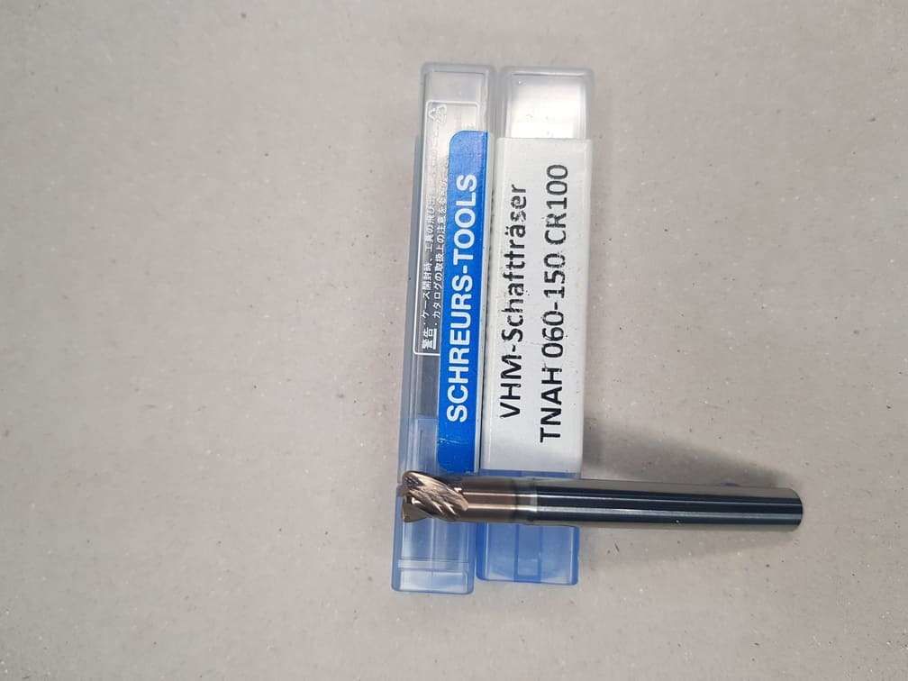 Schreurs Tnah06-150 Cr 100 D=6mm R1 Karbür Freze (Hrc65)