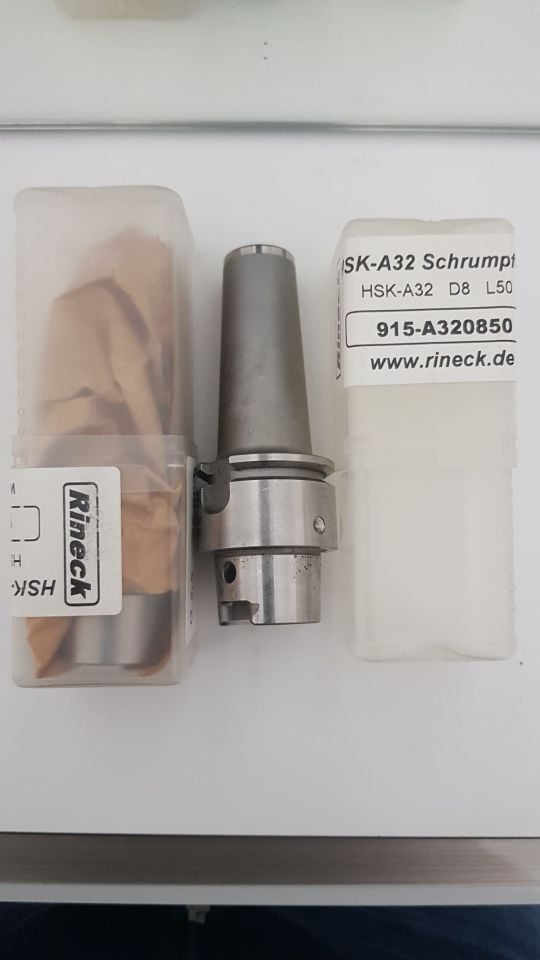 Rineck  HSK-A32 Hidrolik tutucu   D8mm    L50mm (Shrink fit)