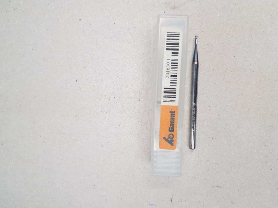 Garant 201630  Z2  1mm Karbür Freze