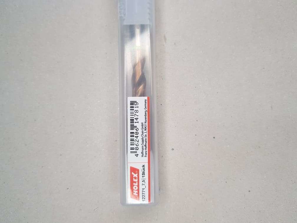 Holex 122771-7.5mm   AlTiN-Si   Karbür Matkap  6XDc