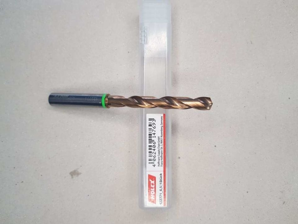 Holex 122771-6.5mm   AlTiN-Si   Karbür Matkap  6XDc
