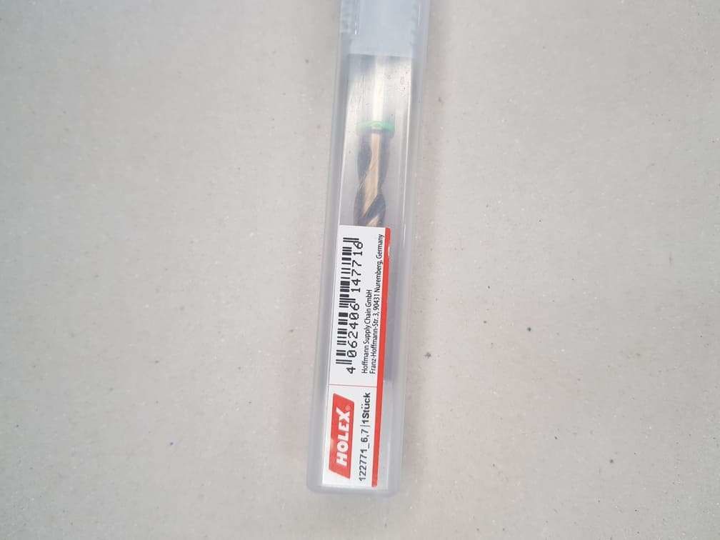 Holex 122771 6.7mm AlTiN-Si Karbür Matkap 6XDc