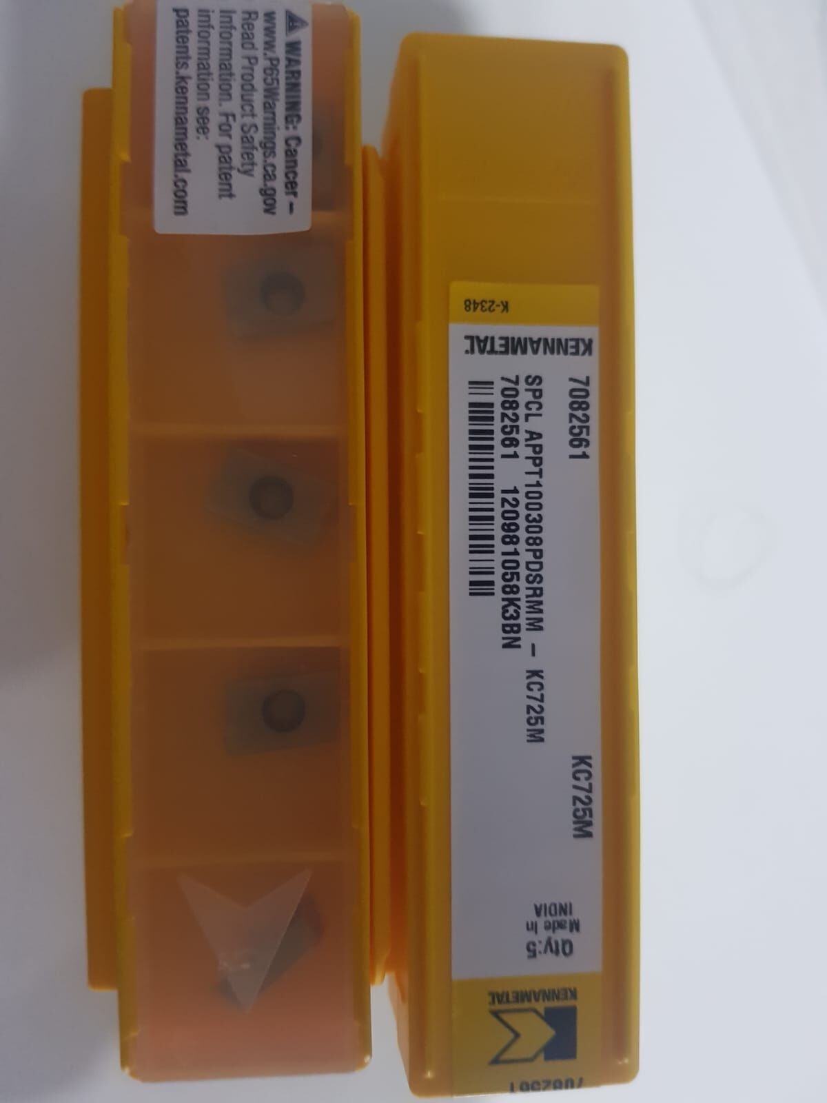 KENNAMETAL  APPT100308PDSRMM   KC725M