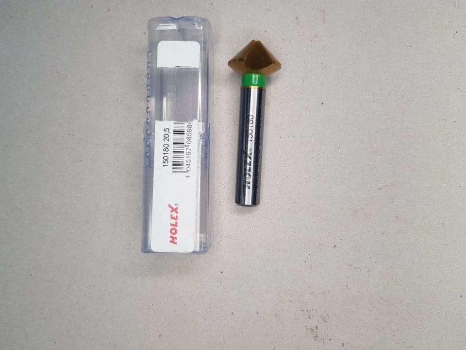 Holex 150180 Çap - 20.5mm   M10  90 ° Havşa Matkabı (Ti̇N)