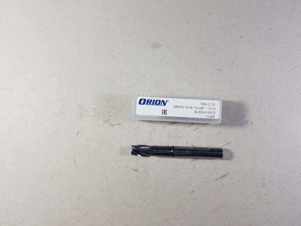 Orion 16942015 8X63mm R0.5mm Karbür Freze(65Hrc)