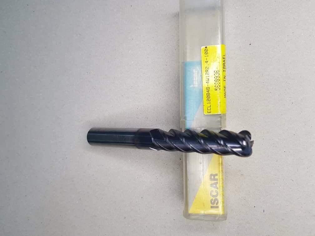 Iscar Ecl120B48-4W12  çap 12 R2 mm  Ic900 Karbür Freze