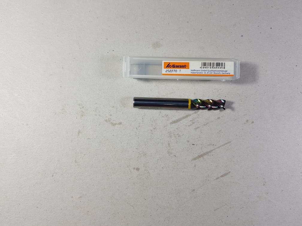 Garant 202270 Çap 8mm Z3 R0.2 Karbür Freze (Alüminyum)