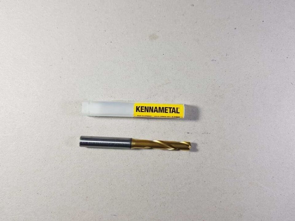 Kennametal Godrill B041A05100Cpg Kc7325 Çap 5,1mm Karbür Matkap 3XDc.