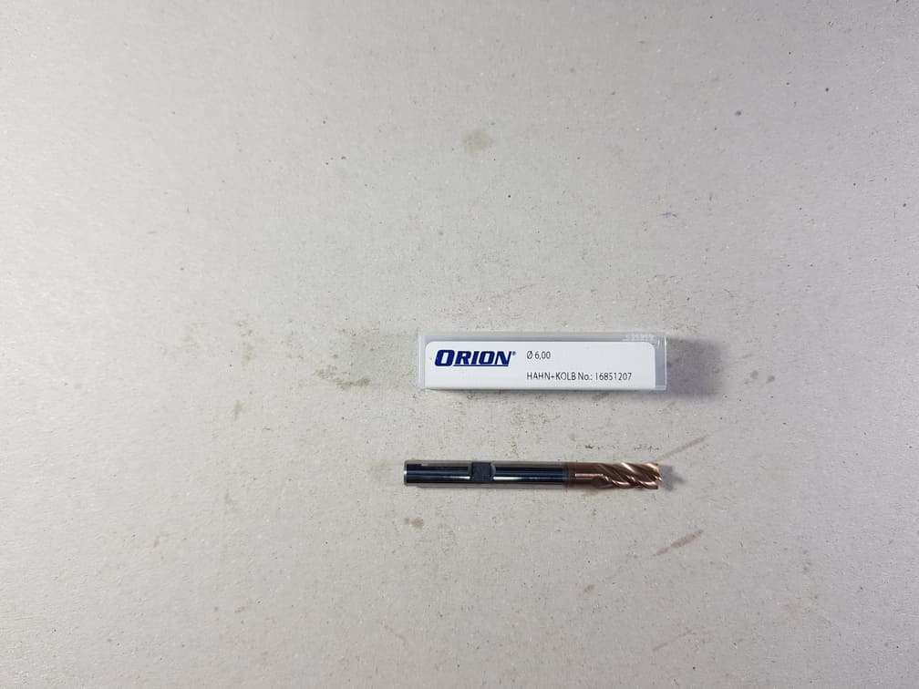 Orion 16851207 Çap 6mm HPC Karbür Freze