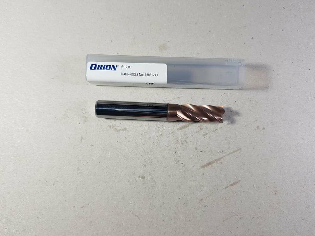 Orion 16851213 Çap 12mm  HPC  Karbür Freze