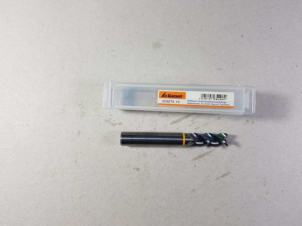 Garant 202270 Çap 10mm Z3  Karbür Freze (Alüminyum)