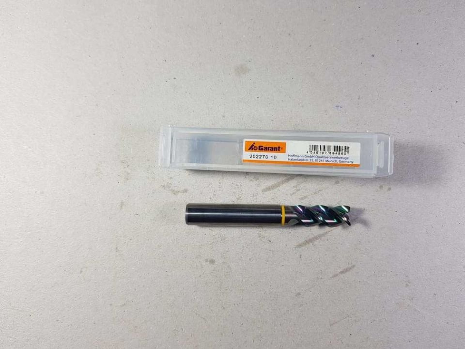 Garant 202270 Çap 10mm Z3  Karbür Freze (Alüminyum)