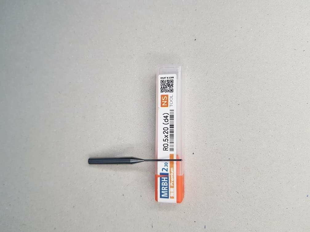 Ns Tool Mrbh R0.5 1mm Küre Karbür Freze (Japan) 65Hrc