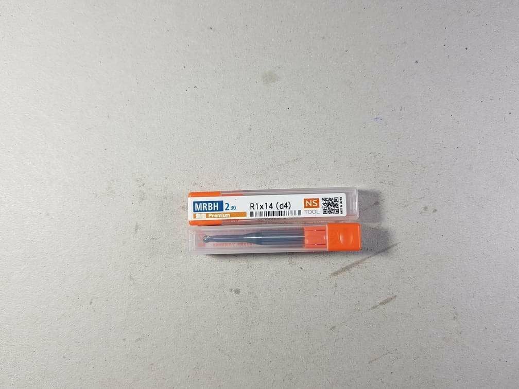 Ns Tool Mrbh 230 Çap 2mm R1mm Küre Karbür Freze (Japan) 65Hrc