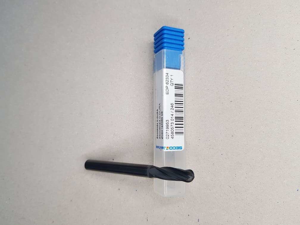 Seco 850060 Z4 D=6mm 18X65mm Karbür Küre Freze